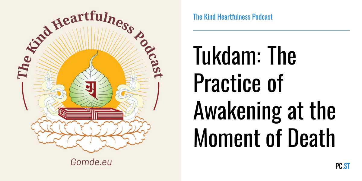 Tukdam: The Practice of Awakening at the Moment of Death – The Kind ...